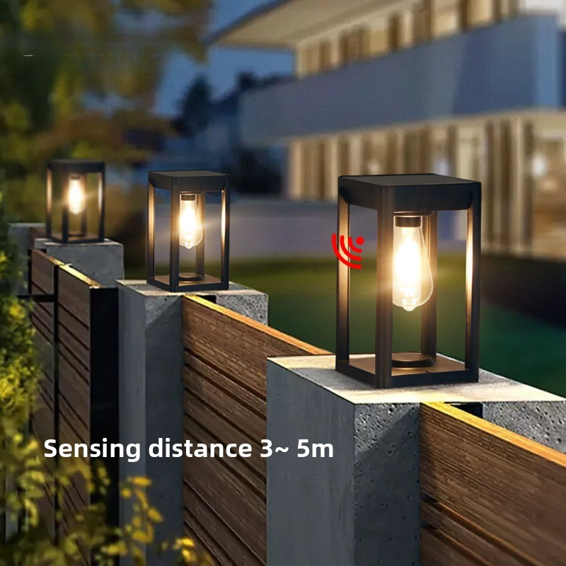 Led Headlight Bulbs - Wall Column Headlight New Solar Energy