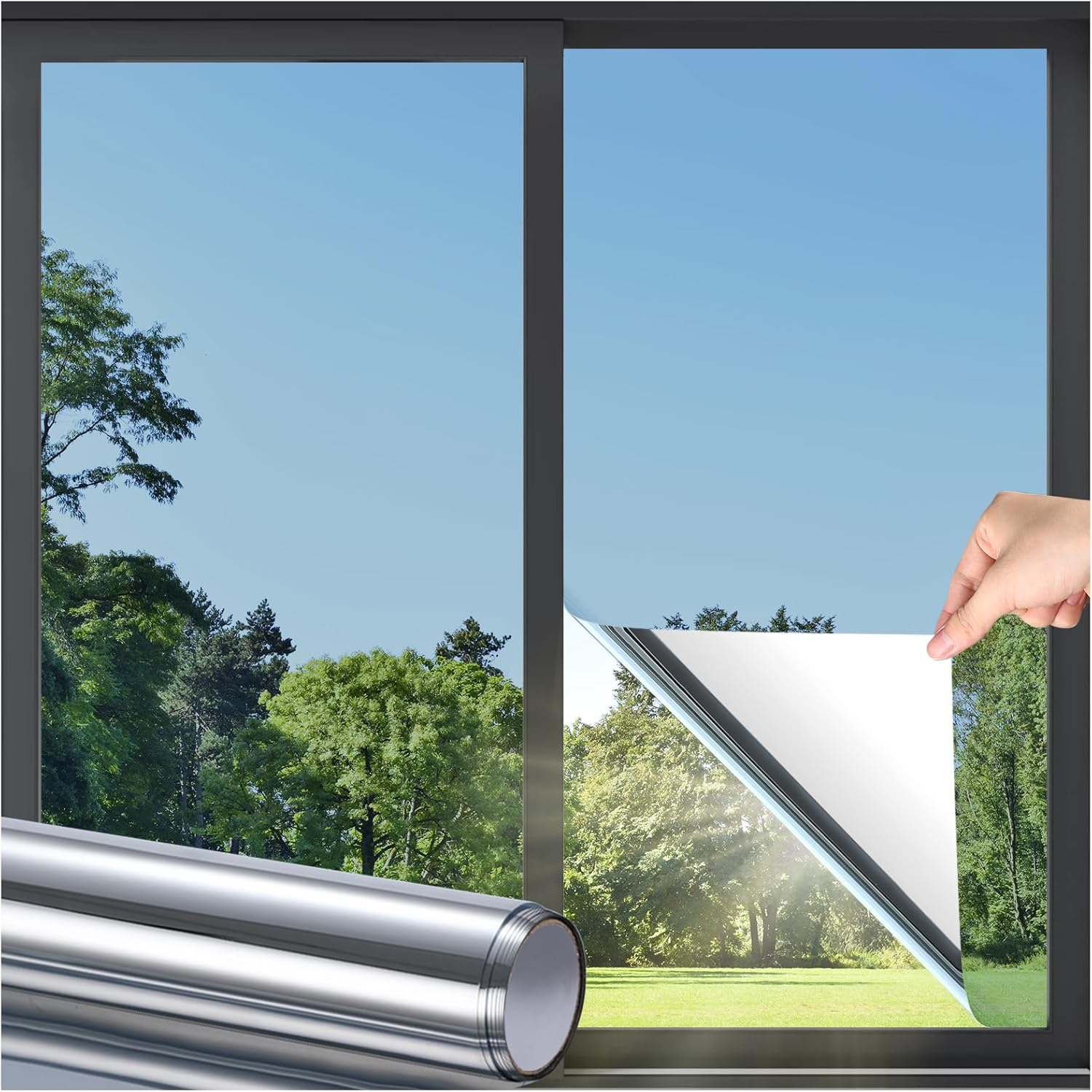 Tinted Window Film - One Way Window Tint for Home,