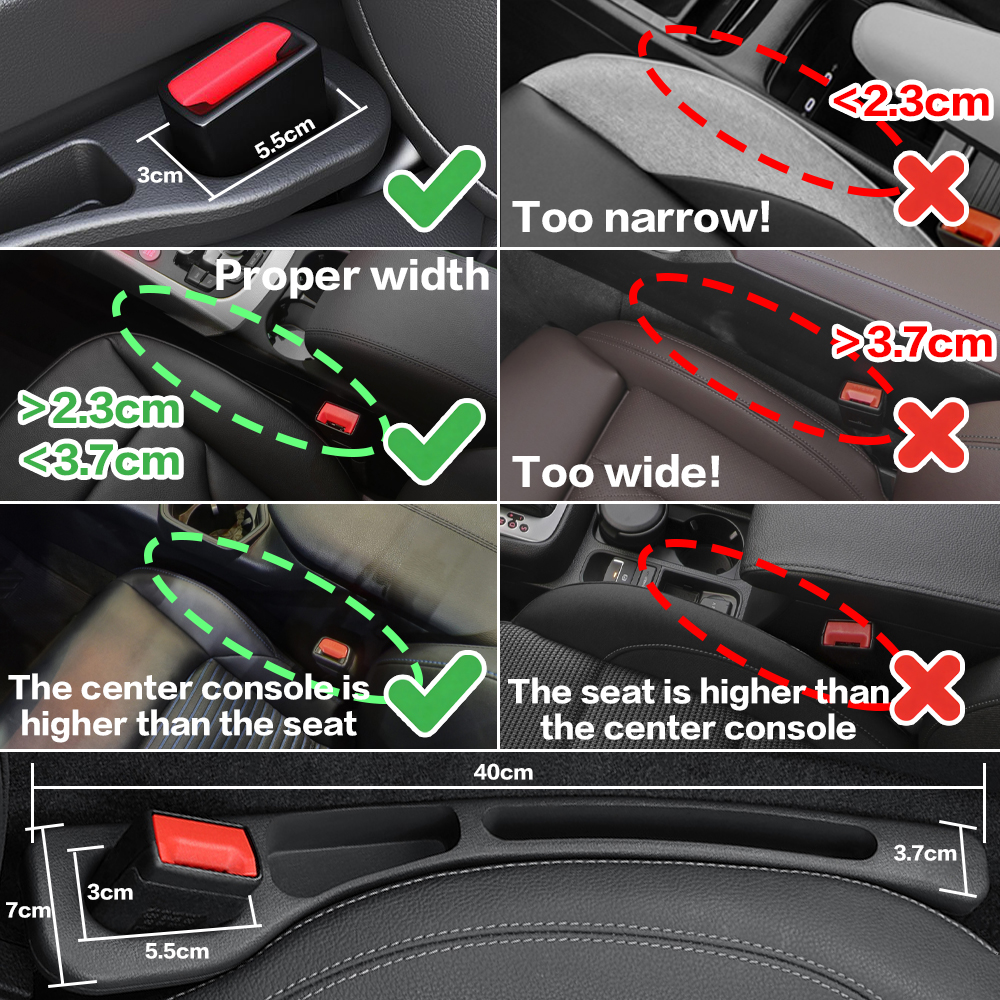 2X Car Seat Gap Filler Between - огляд і ціна Car Accessories App