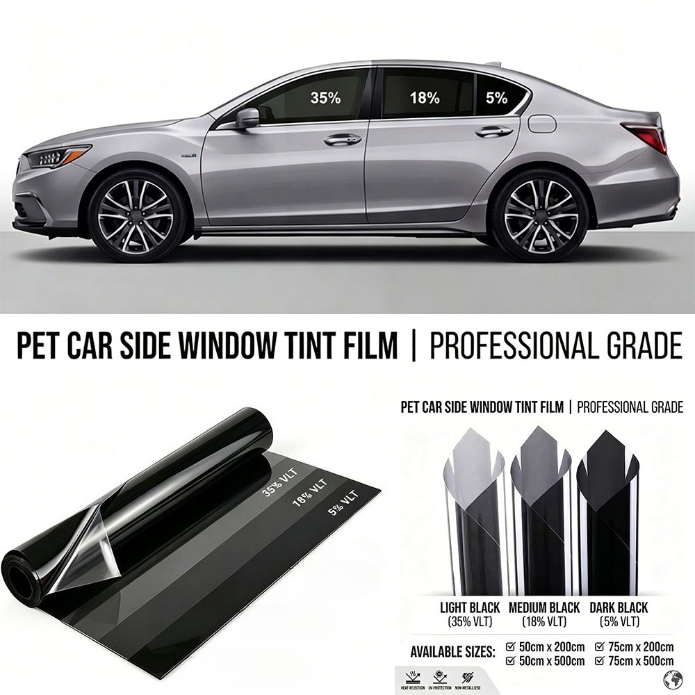 2m/5m 5/18/35 Percent VLT Car  - огляд і ціна Tinted Window Film