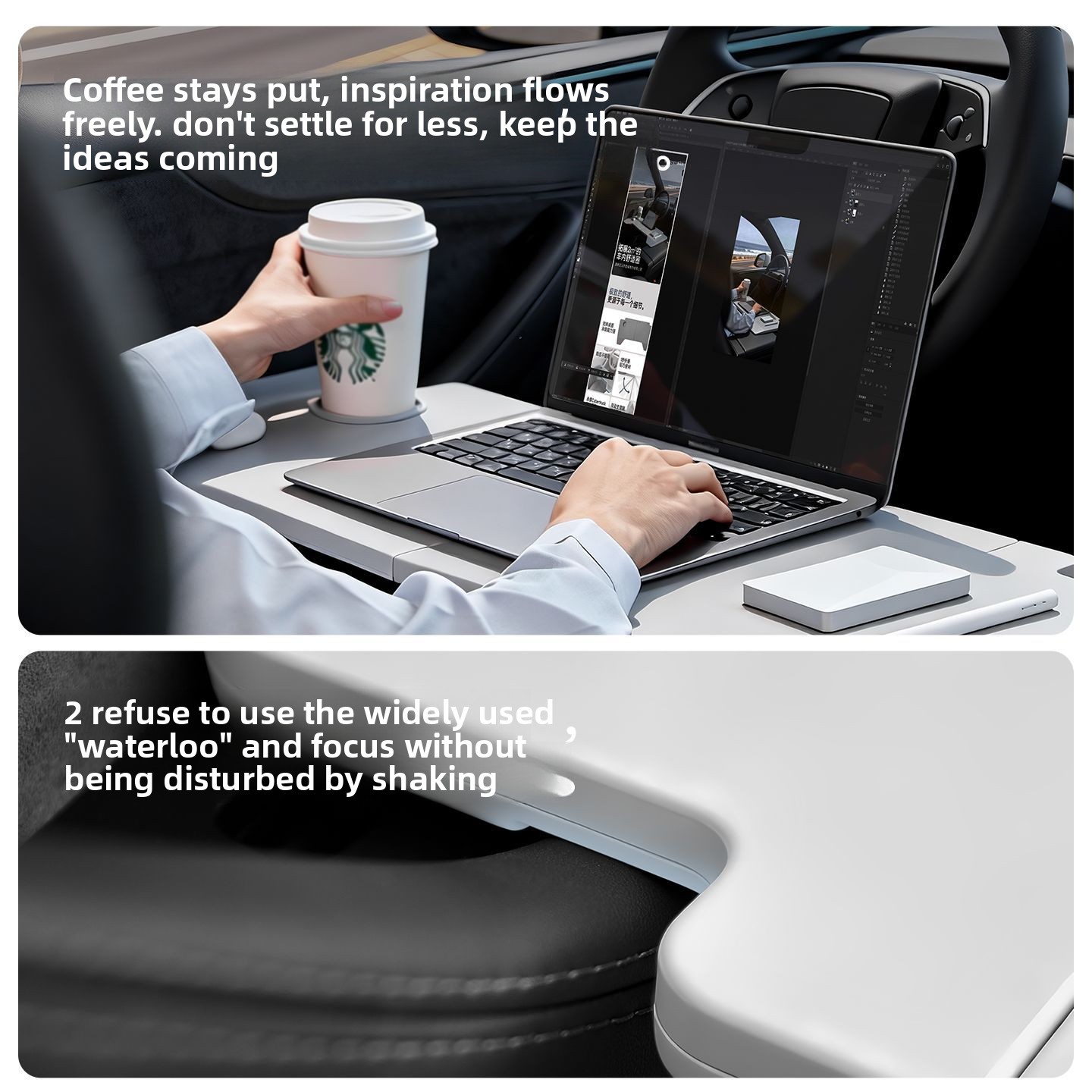 Foldable Car Desk For Tesla Mo - огляд і ціна Car Accessories App