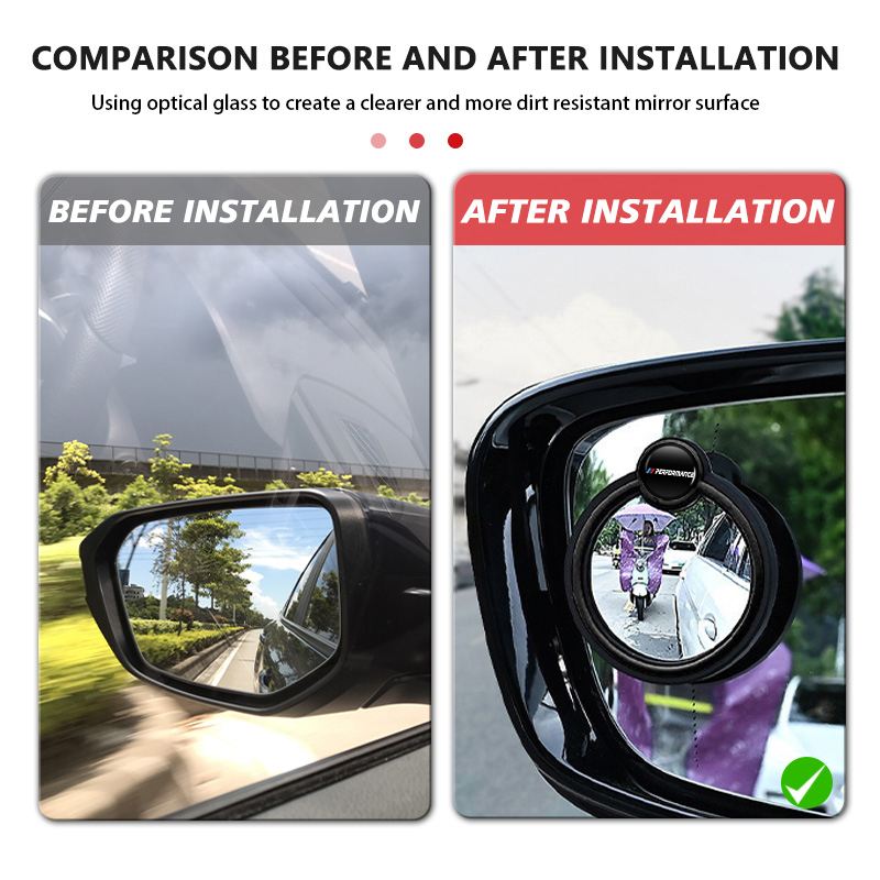 2Pcs Car Rearview Mirror 360°  - огляд і ціна Car Blind Spot Mirror
