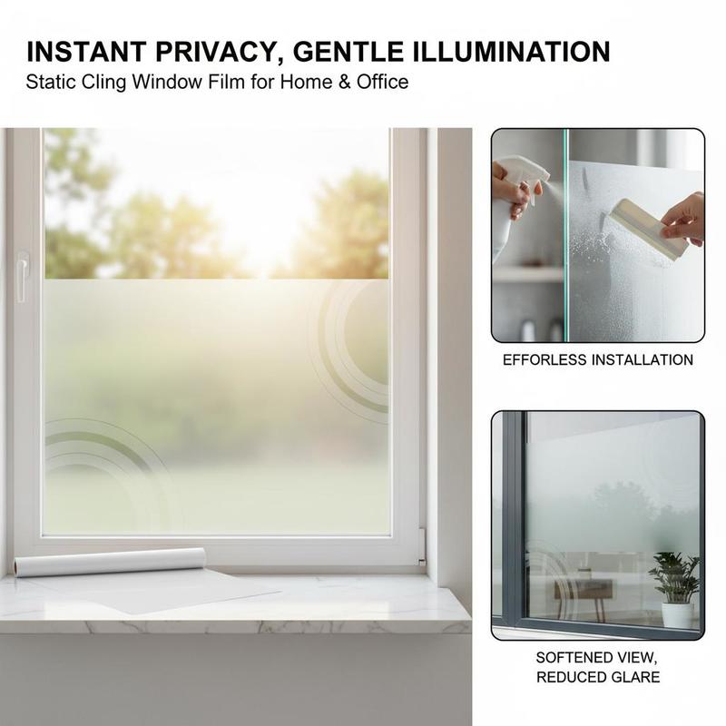 Frosted Window Cover 23.6 in x - огляд і ціна Tinted Window Film