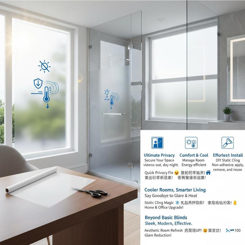 Frosted Window Cover 23.6 in x - огляд і ціна Tinted Window Film