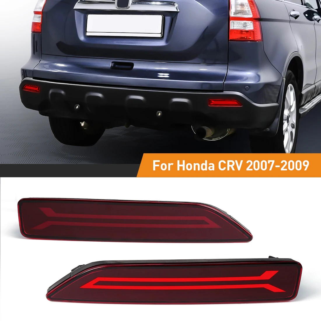 LED Rear Bumper Reflector Ligh - огляд і ціна Car Accessories Honda Crv