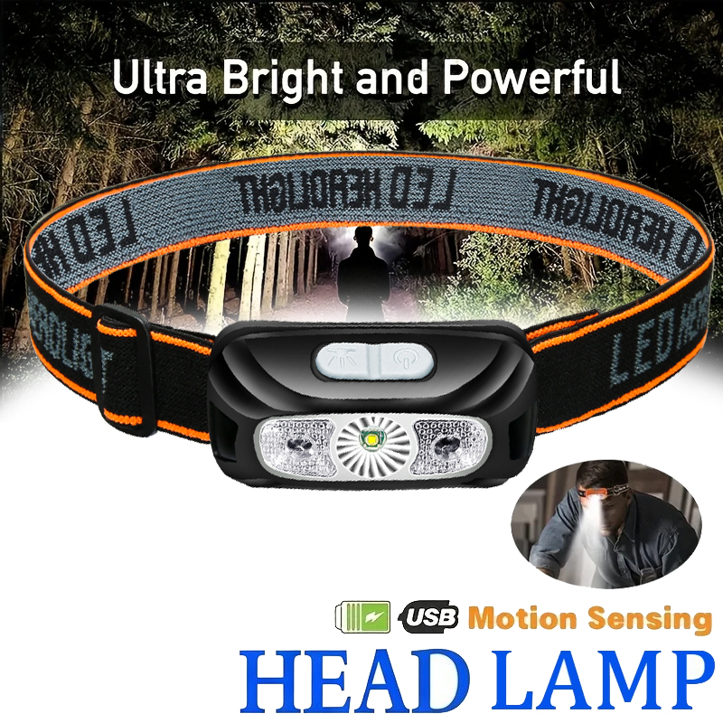 Rechargeable LED Sensor Headla - огляд і ціна Led Headlight Bulbs
