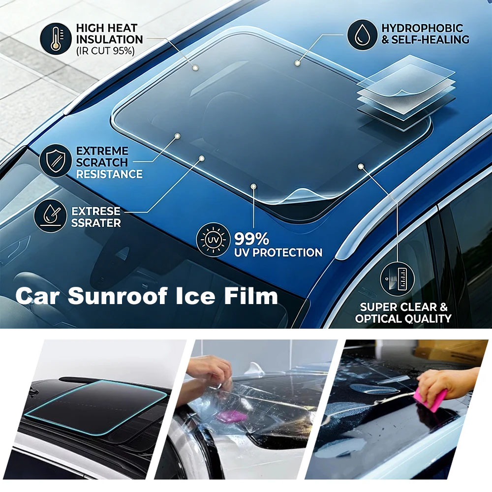 7.5mil TPH Car Sunroof Ice Arm - огляд і ціна Tinted Window Film