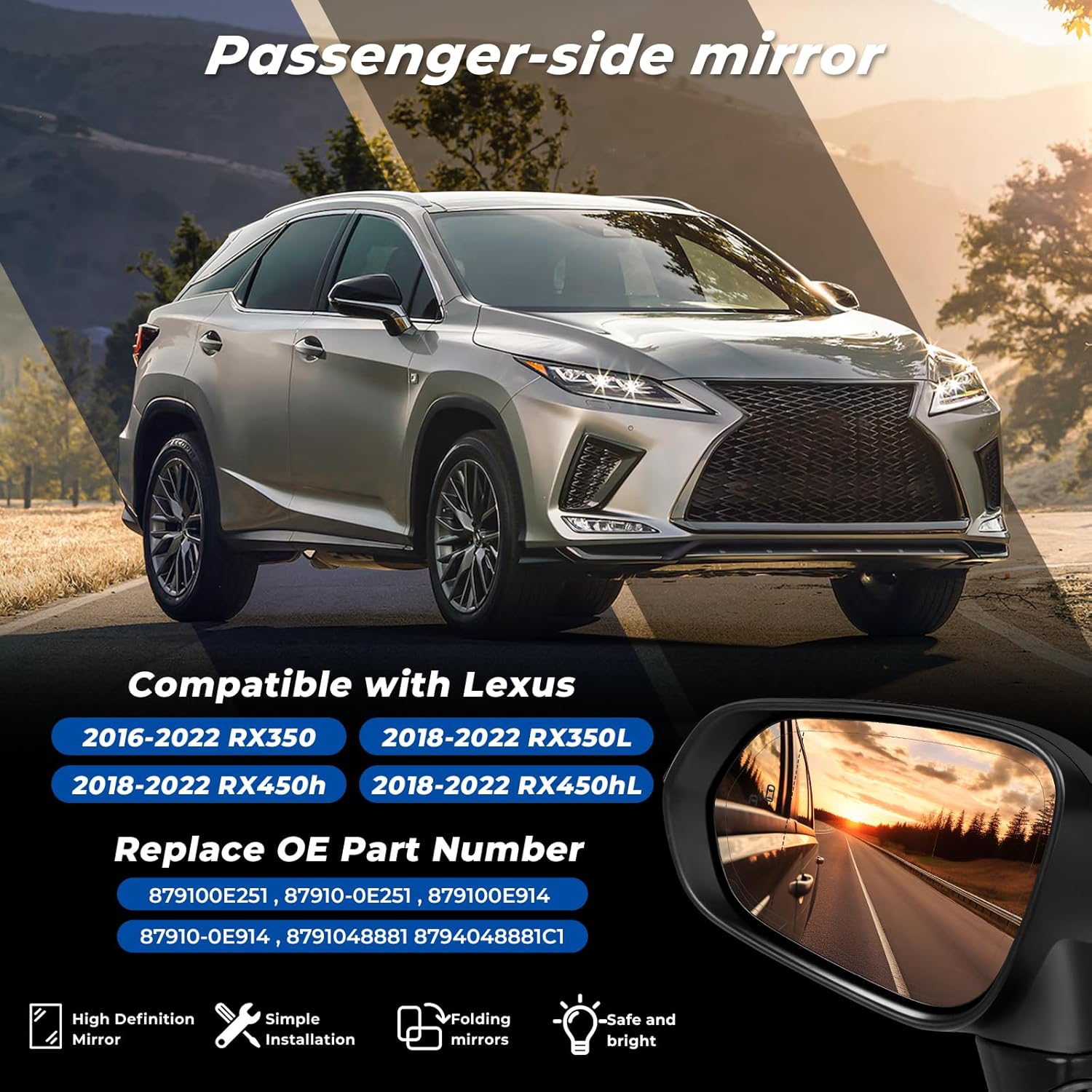 Left Car Rearview Mirror For L - огляд і ціна Car Blind Spot Mirror