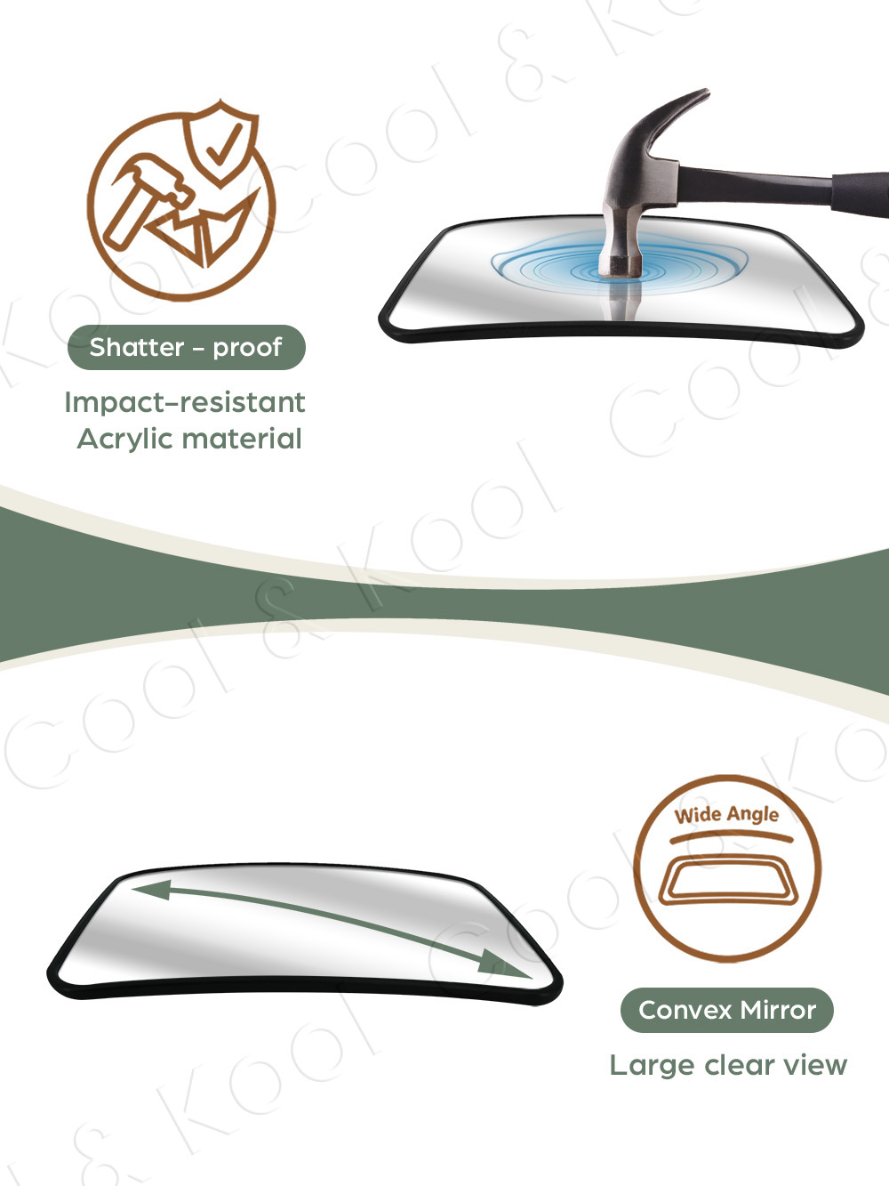 Certified Shatterproof Baby Ca - огляд і ціна Car Blind Spot Mirror