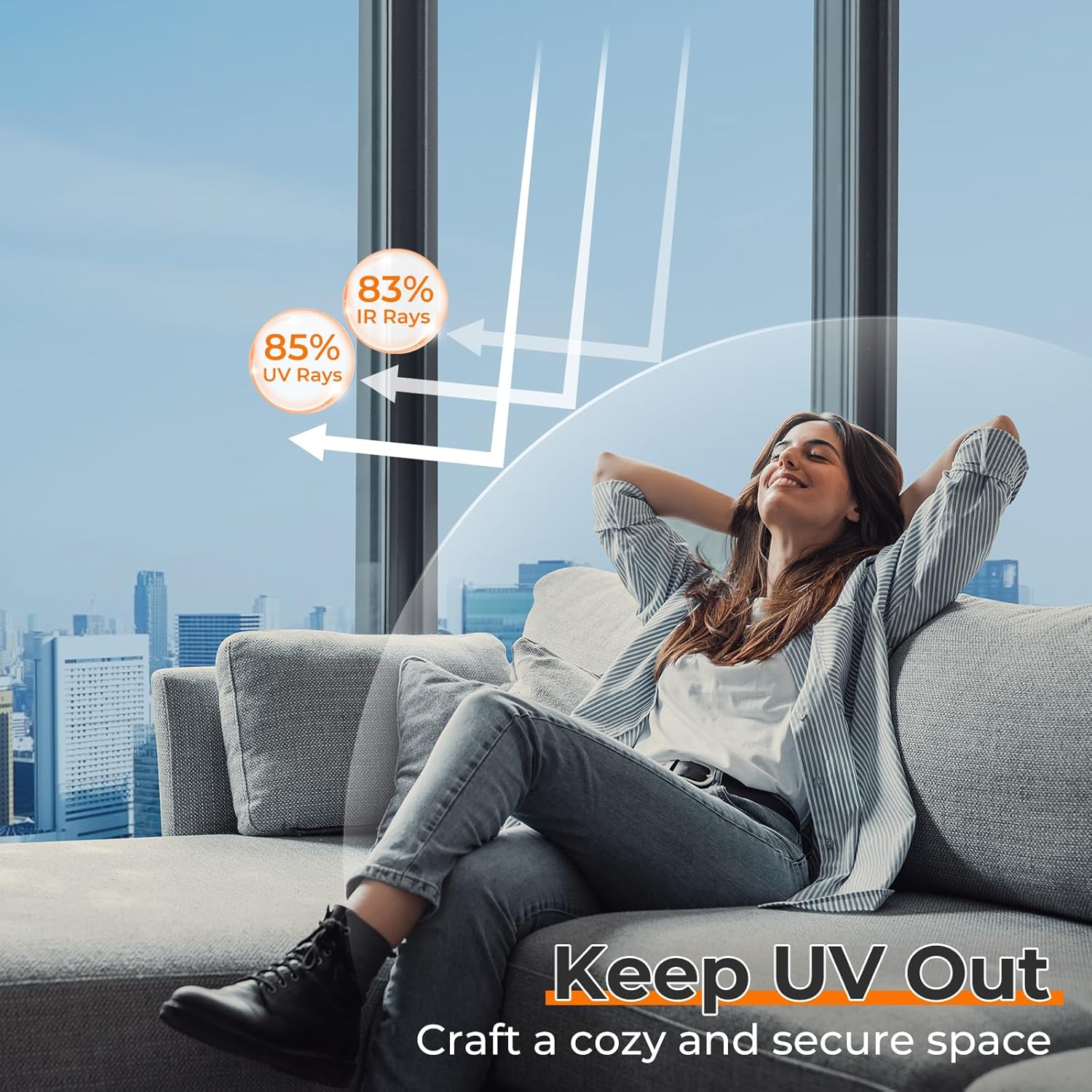 One Way Window Tint for Home,  - огляд і ціна Tinted Window Film