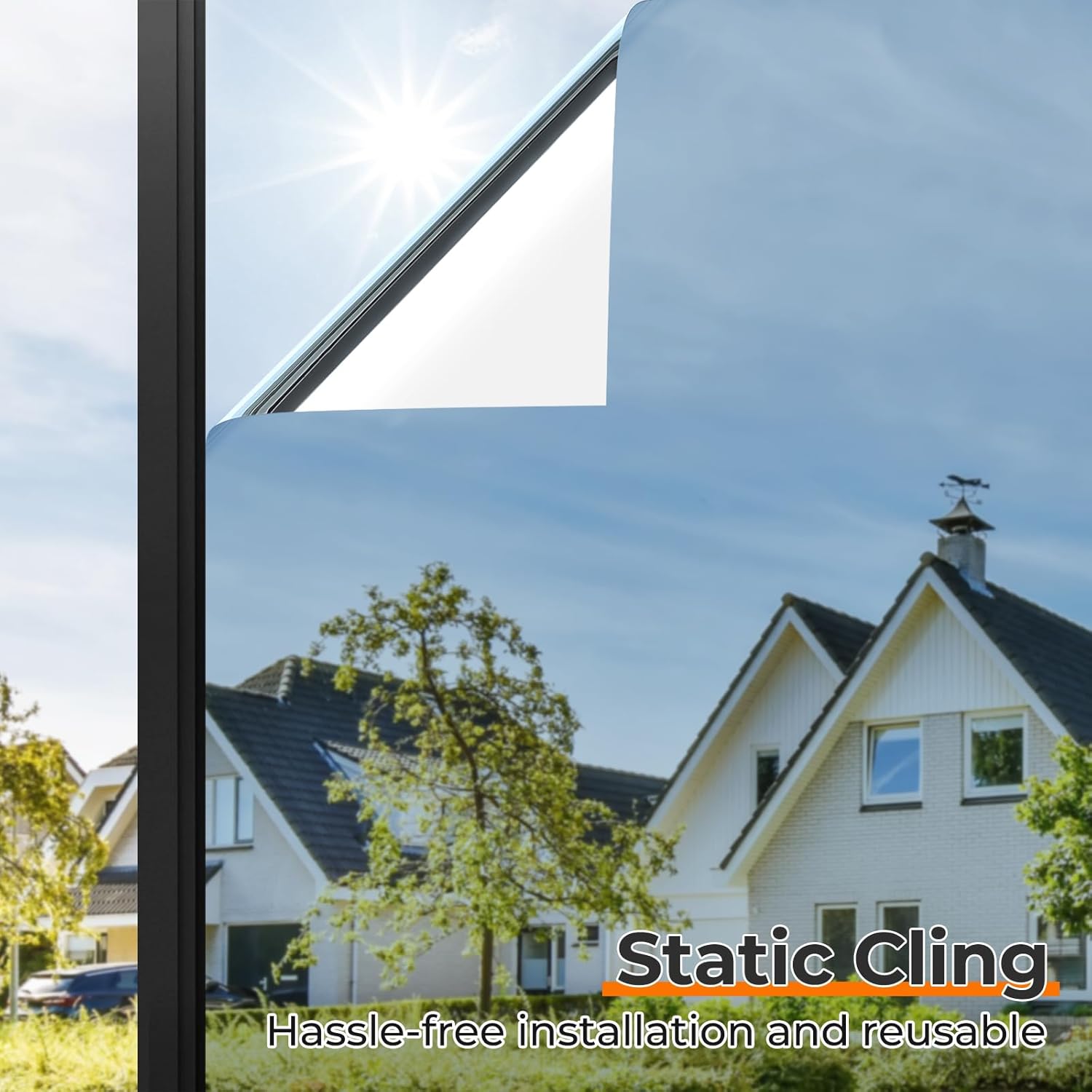 One Way Window Tint for Home,  - огляд і ціна Tinted Window Film