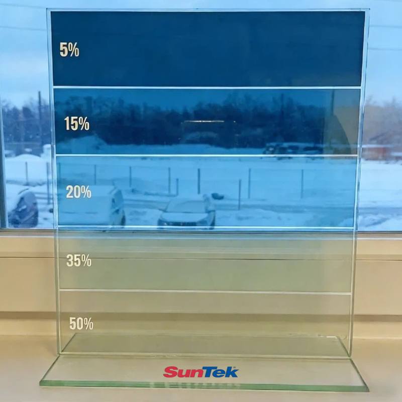 VLT 5%-75% Suntek Window Tint  - огляд і ціна Tinted Window Film