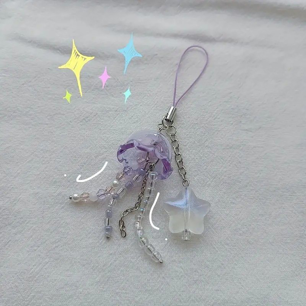 Unique Jellyfish Star Pendant  - огляд і ціна Car Accessories Bangkok