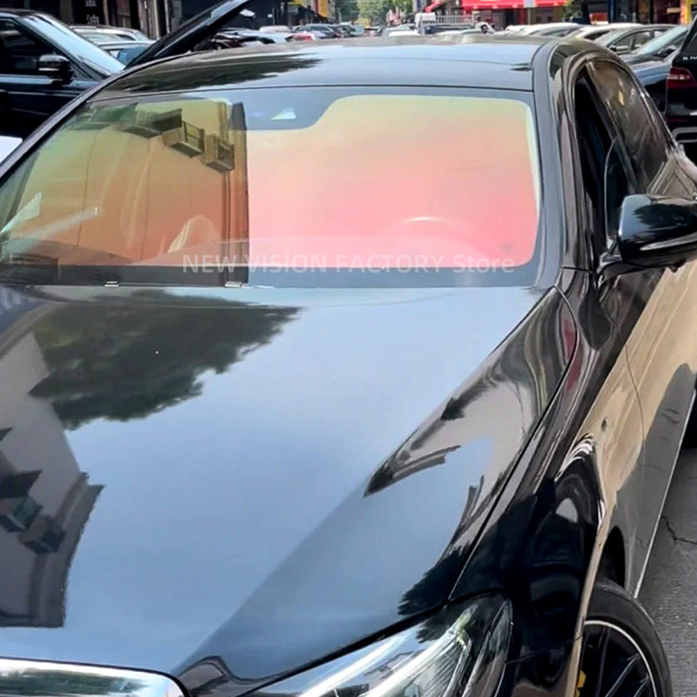1mX3m 70%VLT Aurora Red Green  - огляд і ціна Tinted Window Film